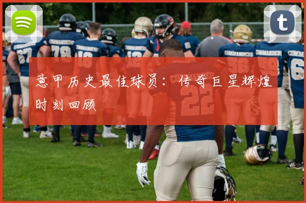 意甲历史最佳球员:传奇巨星辉煌时刻回顾